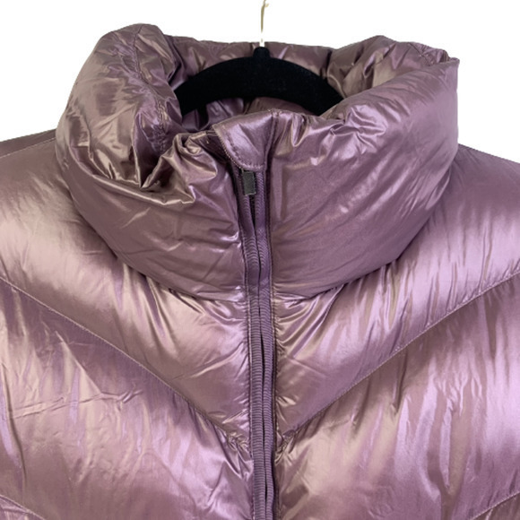 ATHLETA Lilac Purple Goose Down Puffer Coat - Picture 3 of 13